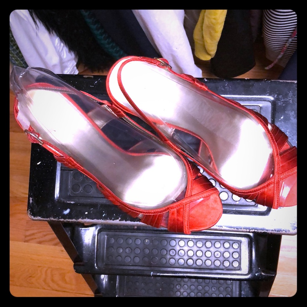 Satin shoes